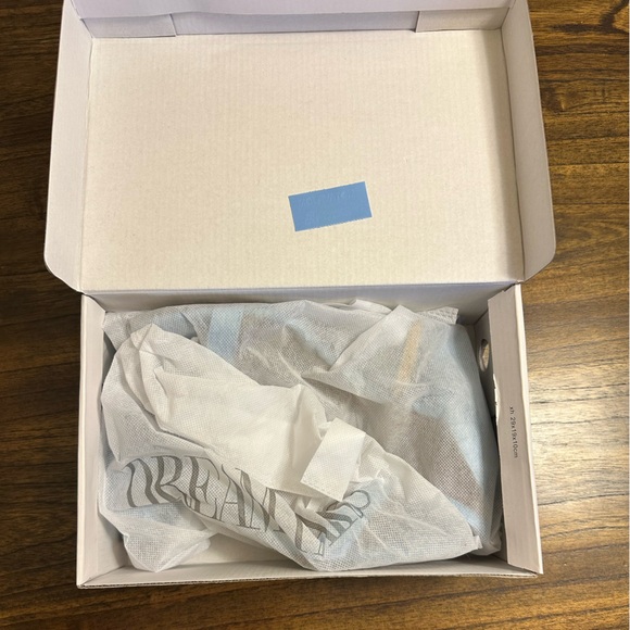 DREAM PAIRS Women’s Chunk Low Heel Pump Sandals Baby/ Blue/ Suede Size 10 - Picture 11 of 11